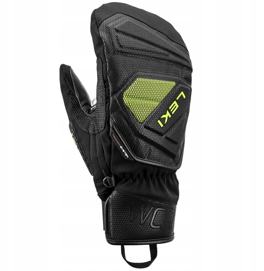 Picture of LEKI RKAWICE WCR C-Tech 3D Mitt black-lemon 8.5