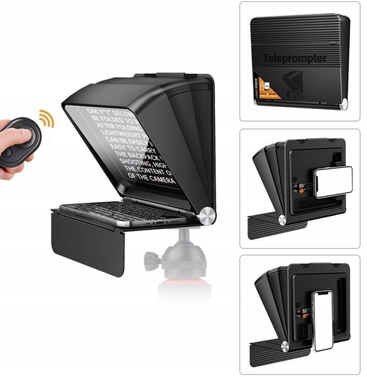Picture of LensGo Prompter Teleprompter Monitor Podgldowy 10" Vlog Telefon Smartfon Tablet / Tc7 Ii Smartphone Kit
