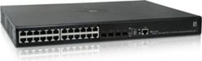 Attēls no Level One LevelOne GTL-2691 tīkla pārslēgs Vadīts L3 Gigabit Ethernet (10/100/1000) Melns