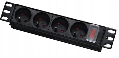 Picture of Lexi-NET 10" rozvodný panel LEXI-Net 4x230V, vypína, indikátor naptí, kabel 1,8m, 1U