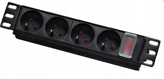 Picture of Lexi-NET 10" rozvodný panel LEXI-Net 4x230V, vypína, indikátor naptí, kabel 1,8m, 1U