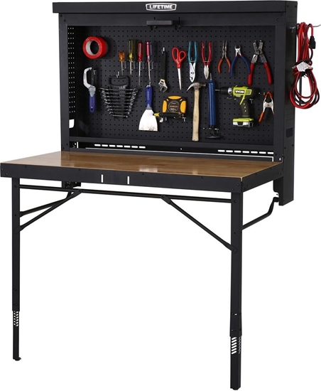 Picture of Lifetime Nacienny stó warsztatowy czarny (80421)