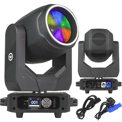 Изображение LIGHT4ME FOCUS 200W BEAM RING LED gowica ruchoma
