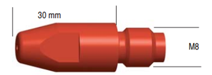 Picture of Lincoln Electric Kocówka prdowa M8 x 1,6mm ECU (KP10445-16)