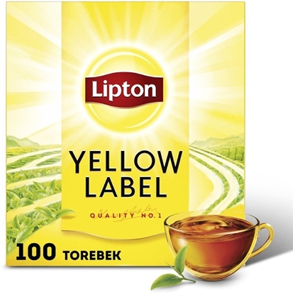 Picture of Lipton Herbata czarna Yellow Label 100 torebek (200g)