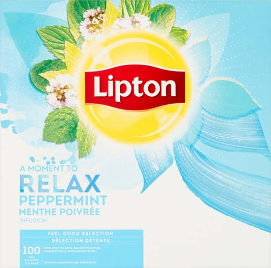 Изображение Lipton Herbata zioowa A Moment To Relax Peppermint 100 kopert