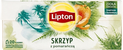 Attēls no Lipton Herbatka zioowa aromatyzowana Skrzyp z pomaracz 20 torebek