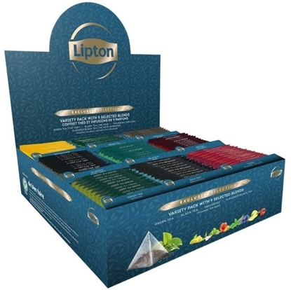 Attēls no Lipton Zestaw herbat Exclusive Variety Pack 108 piramidek