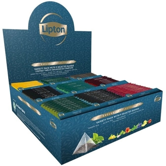 Picture of Lipton Zestaw herbat Exclusive Variety Pack 108 piramidek