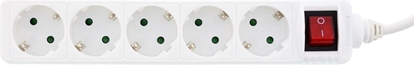 Picture of Listwa zasilajca InLine 5 gniazd 1.5 m biaa (16451G)