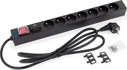 Изображение Listwa zasilajca Triton 7 gniazd 2 m czarna (RAB-PD-X11-A1)
