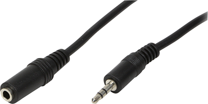 Picture of Kabel LogiLink Jack 3.5mm - Jack 3.5mm 5m czarny (CA1055)