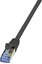 Изображение LogiLink CAT 6a Patchcord S/FTP Czarny 10m (CQ3093S)