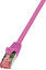 Изображение LogiLink Patchcord CAT6, S/FTP, PIMF, 0.25m, róowy (CQ2019S)