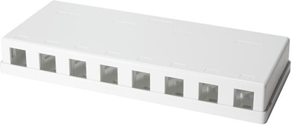 Picture of LogiLink Puszka natynkowa Keystone 8 portów UTP, biaa (NK4035)