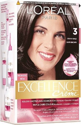Изображение LOreal Paris Excellence Creme Krem koloryzujcy 3 ciemny brz