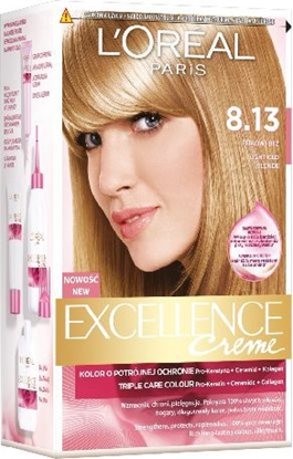 Изображение LOreal Paris Excellence Creme Krem koloryzujcy 8.13 perowy be