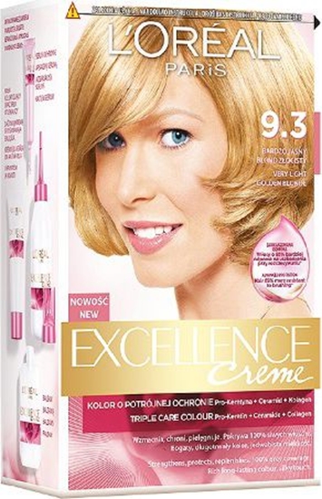 Picture of LOreal Paris Excellence Creme Krem koloryzujcy 9.3 bardzo jasny blond zocisty
