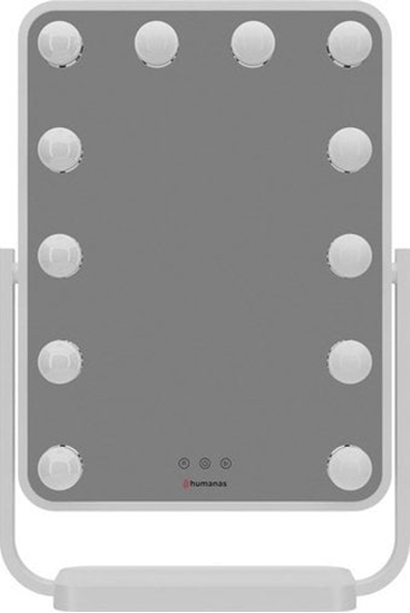 Picture of Lusterko kosmetyczne Humanas HS-HM01 z owietleniem LED - biae