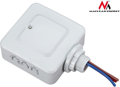 Изображение Maclean Czujnik ruchu mikrofalowy do zabudowy MCE137, 1200W zasig 4m-10m (MCE137)