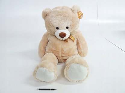Picture of Madej Maskotka Mi pluszowy z kokardk 100 cm beowy