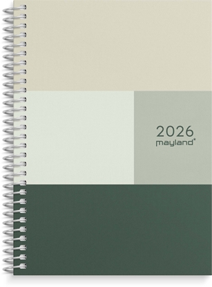 Изображение Mayland-Burde kalendarz tygodniowy w poziomie z teksturowanym wykoczeniem 2026