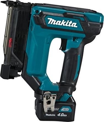Изображение Makita Makita cordless pin tacker PT354DSMJ, 10.8Volt, electric tacker (blue / black, MAKPAC size 2, 2x Li-ion batteries 4.0Ah)
