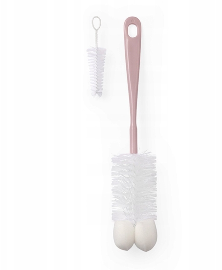 Изображение MAM BABY 720/05 SZCZOTKA DO BUTELEK I SMOCZKÓW Z GBK I MINI SZCZOTECZK RÓOWA