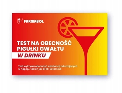 Изображение Mamania Testy na obecno piguki gwatu w napoju 2szt