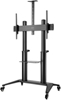 Picture of Manhattan TV & Monitor Mount, Trolley Stand, 1 screen, Screen Sizes: 70-120", Black, VESA 200x200 to 1000x600mm, Max 140kg, Height adjustable 1250 to 1600mm, Camera and AV shelves, Aluminium, LFD, Lifetime Warranty