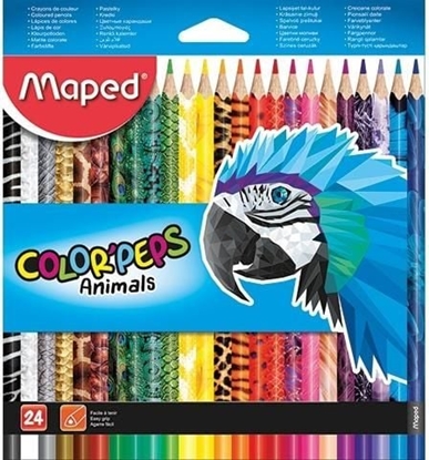 Изображение Maped Kredki Colorpeps Animal 24 kolory MAPED