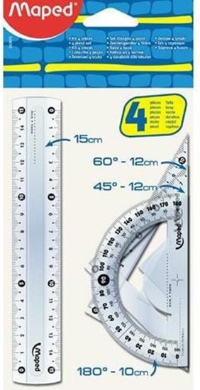 Picture of Maped Zestaw geometryczny Mini 4 elementy