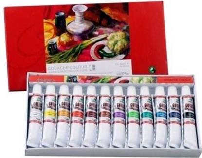 Picture of Maries Farby Gwasz 12 kolorw