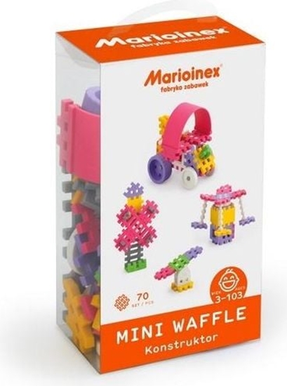 Picture of Marioinex Mini Waffle 70 el. Konstruktor