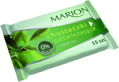 Attēls no Marion Chusteczki odwieajce Green Tea o zapachu zielonej herbaty 1op-15szt