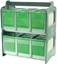 Picture of Mascow Rega z 6 transporterami zielony, 37x22xwys43 cm