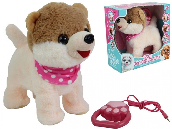 Picture of Maskotka interaktywna Piesek chodzcy na smyczy