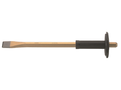 Picture of Mason´s chisel with plastic hand protection 26x300mm
