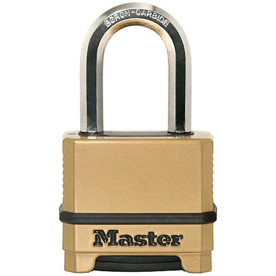 Изображение MasterLock Kódka Excell 50mm cynkowana na szyfr BOR/OCT 9mm (M175EURDLF)