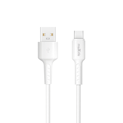 Picture of Maxlife MXUC-13 cable USB-A - USB-C 1,0 m 3,0A whi