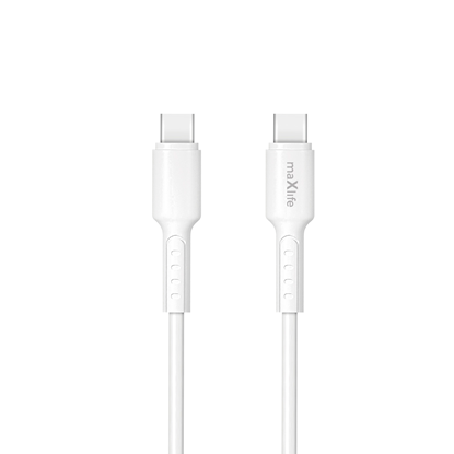 Picture of Maxlife MXUC-13 cable USB-C - USB-C 1,0 m 60W whit