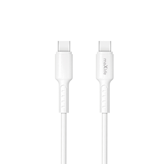 Picture of Maxlife MXUC-13 cable USB-C - USB-C 1,0 m 60W whit