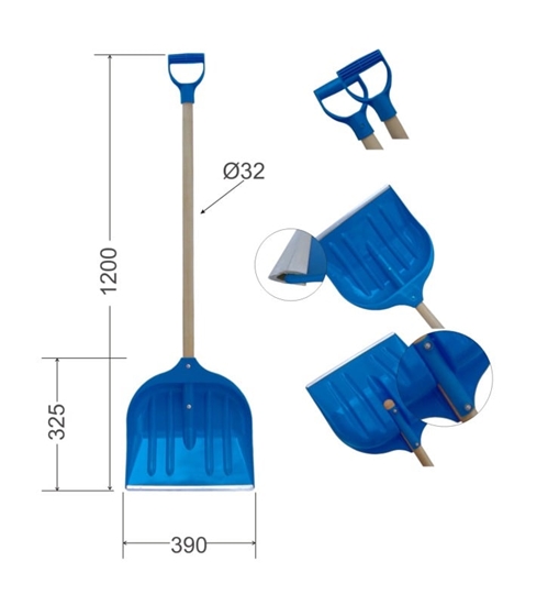 Изображение Maxpol opata do niegu Lop 39 cm