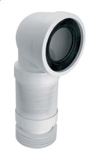 Picture of McAlpine Kolano WC L=270-540mm harmonijkowe (WC-CON8F)