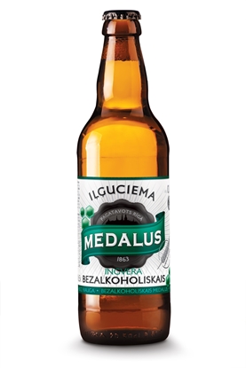 Attēls no Medalus bezalkoholiskais Ingvera 0,0%  IĻĢUCIEMA 0,5 L Stikls (DEP)