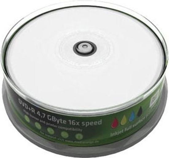 Picture of Mediarange DVD+R 4.7GB  25pcs Spindel 16x Inkjet Full Printa