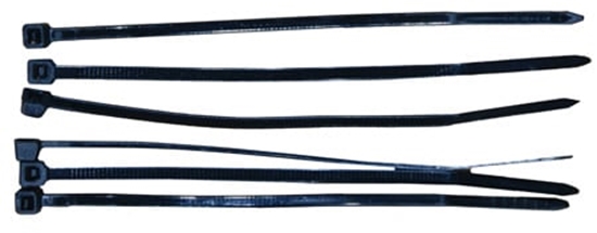 Изображение Mega Opaski zaciskowe 2,5x100mm czarne 100szt. - 59210C