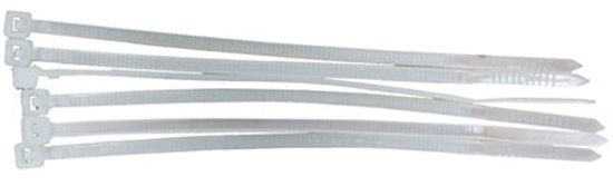 Изображение Mega Opaski zaciskowe 3,6x300mm biae 100szt. - 59230B