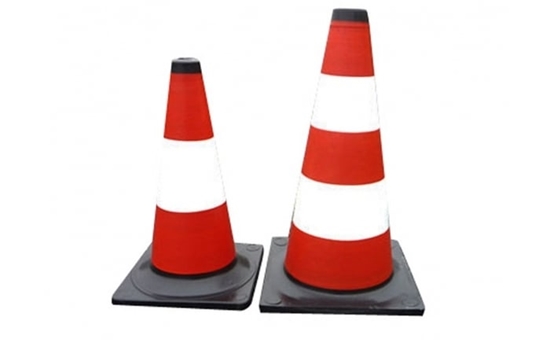 Изображение Mega Pachoek drogowy biao-czerwony 50cm odblaskowy - 35583