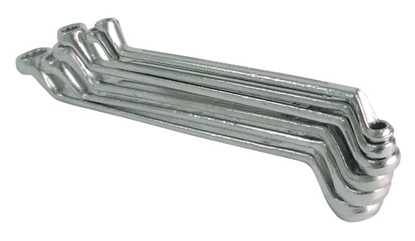 Изображение Mega Zestaw kluczy oczkowych odgitych 6-17mm 6szt. (36560)